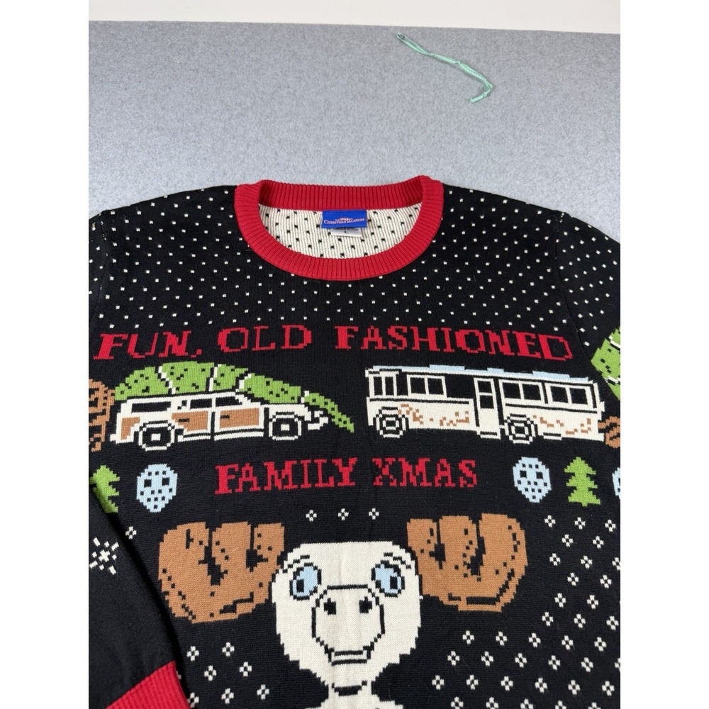 Retro Christmas Griswold Vacation Ugly Sweater Party Cozy Holiday Knit Unisex L - Picture 2 of 8
